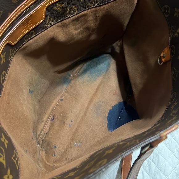 AUTHENTIC VINTAGE LOUIS VUITTON TOTE BAG LARGE - Picture 3 of 10